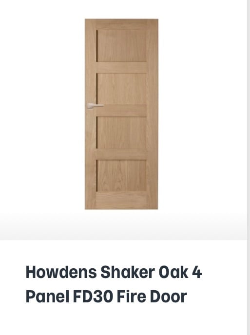 Howdens oak door £60 BRAND NEW