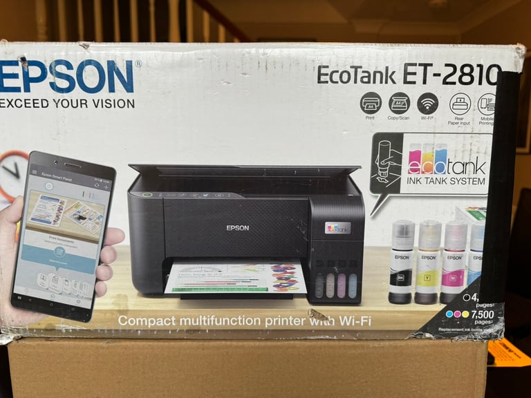 Epson Ecotank ET-2810 Wireless Printer, in Norwich, Norfolk