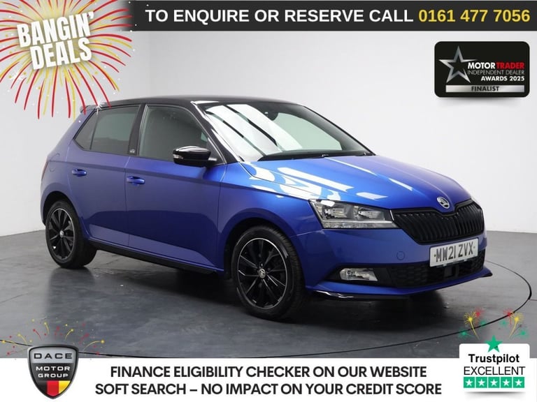 2021 Skoda Fabia 1.0 TSI Monte Carlo Hatchback 5dr Petrol DSG Euro 6 (s/s) (95 ps) Hatchback Petr...