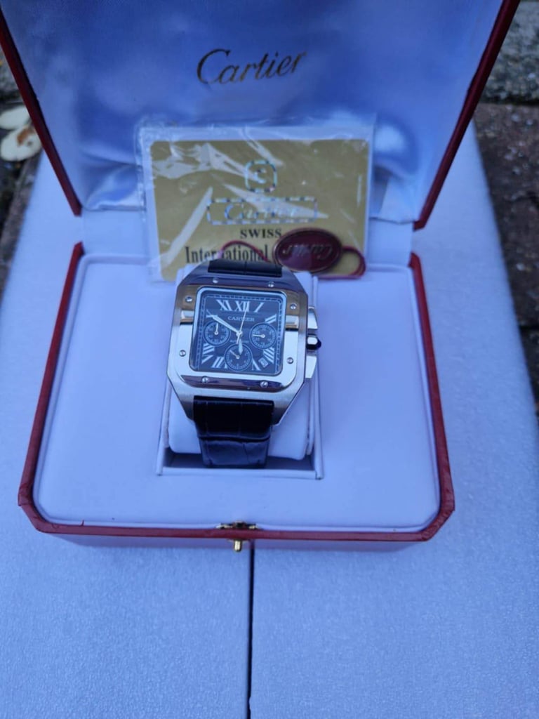 Men cartier watch santos smart 