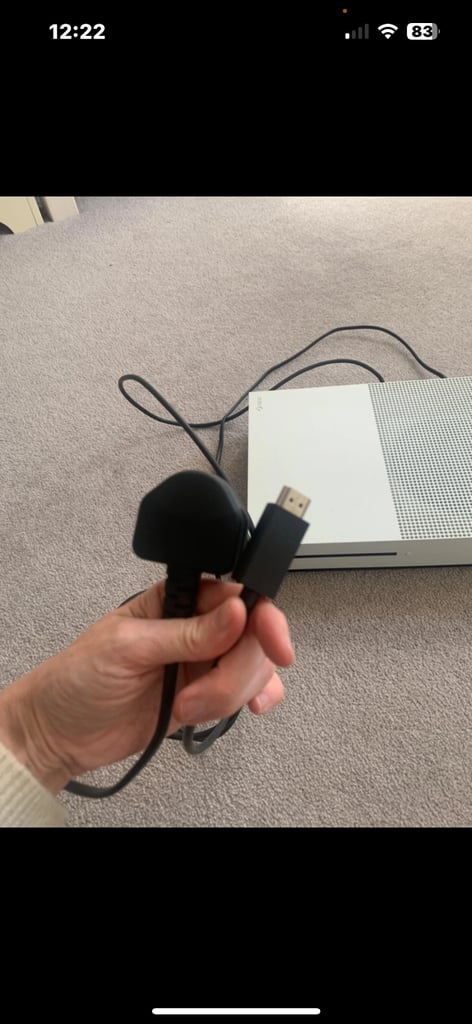 Xbox One S with controller, games and charging pod. All cables included 