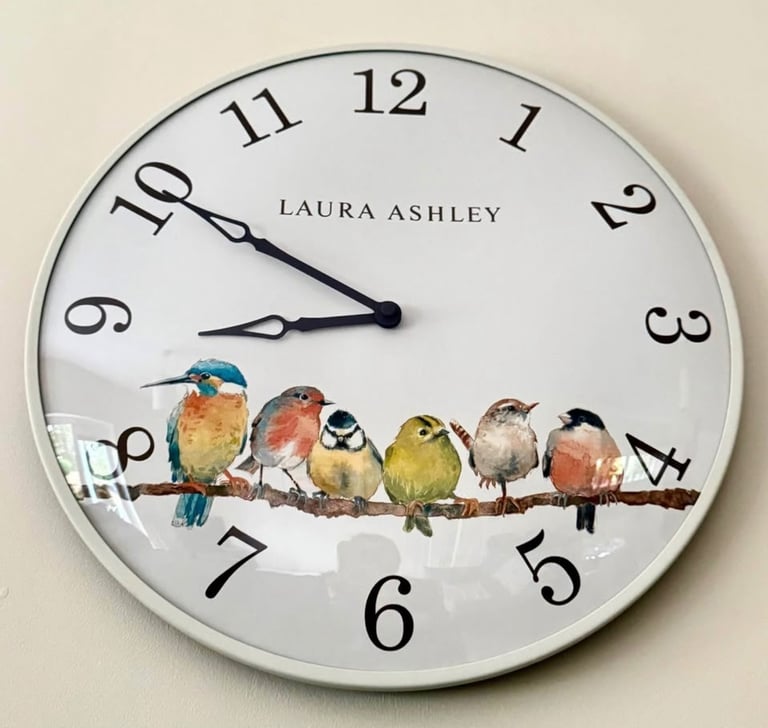 image for Laura Ashley wall clocks x 2.