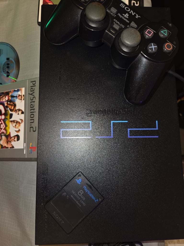 image for Playstation 2 controller and games