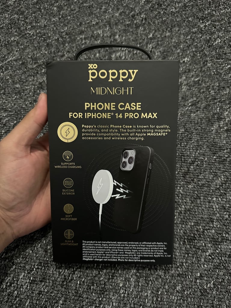 📱 XO Poppy Midnight MagSafe Case for iPhone 14 Pro Max – Brand New (£5.99)