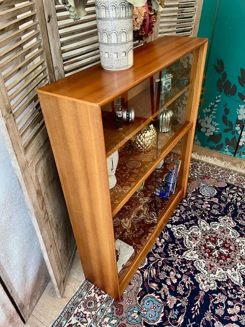  Mid Century glazed bookcase unit  – local delivery 