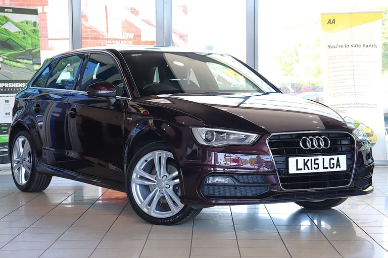 2015 Audi A3 1.4 A3 Sportback S Line TFSI Semi-Auto 5dr Hatchback Petrol Automatic