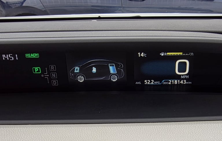 2019 Toyota Prius 1.8 VVTi Active 5dr CVT HATCHBACK Petrol/Electric Hybrid Automatic