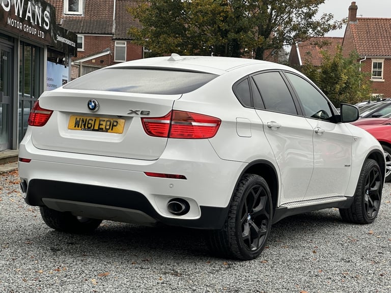 2011 BMW X6 3.0 xDrive40d Diesel Auto 4 Door Coupe White