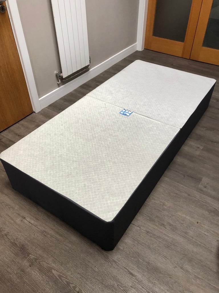 6ft Single Bed Base - Bamboo Sprung Mattress 