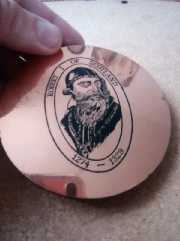  Vintage Super plus plate hanger. Robert of Scotland 