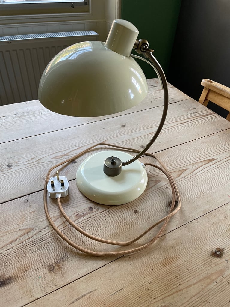Industrial style enamel John Lewis lamp