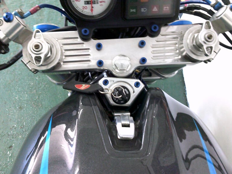 1997 R-reg Ducati 600 Monster streetfighter in multi colours