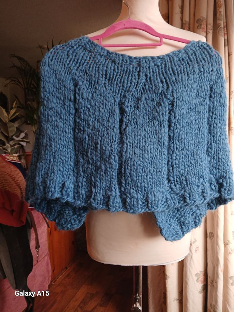 Quirky, boho shrug