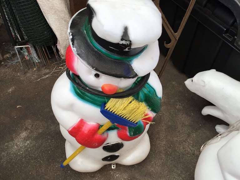 image for  BARGAIN Blowmold snowman