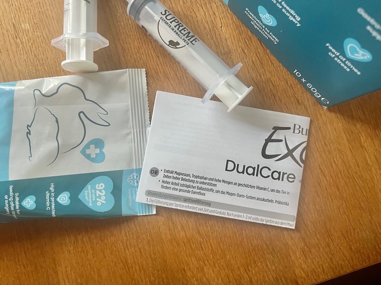 Burgess dual care recovery food for rabbits or Guinea pigs. 