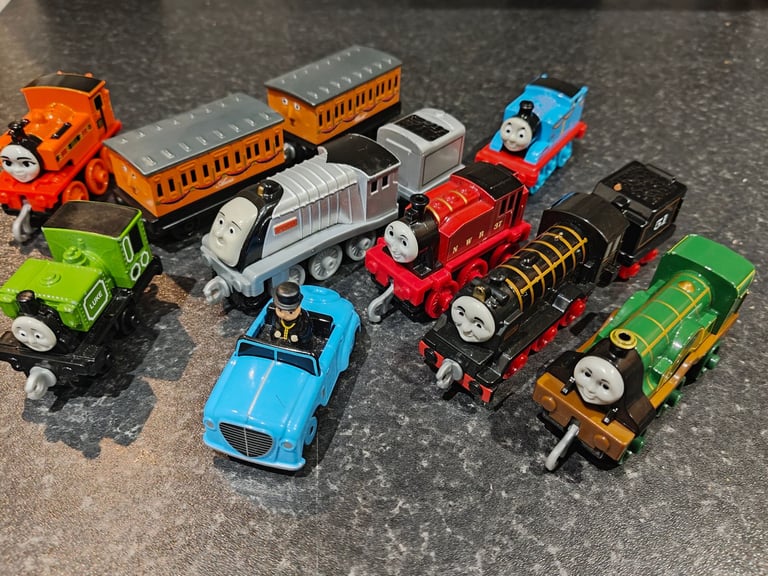 Thomas the Tank Engine & Friends Metal Diecast Take n Play Fisher Price Bundle James Spencer Emily