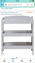 East Coast Changing table grey