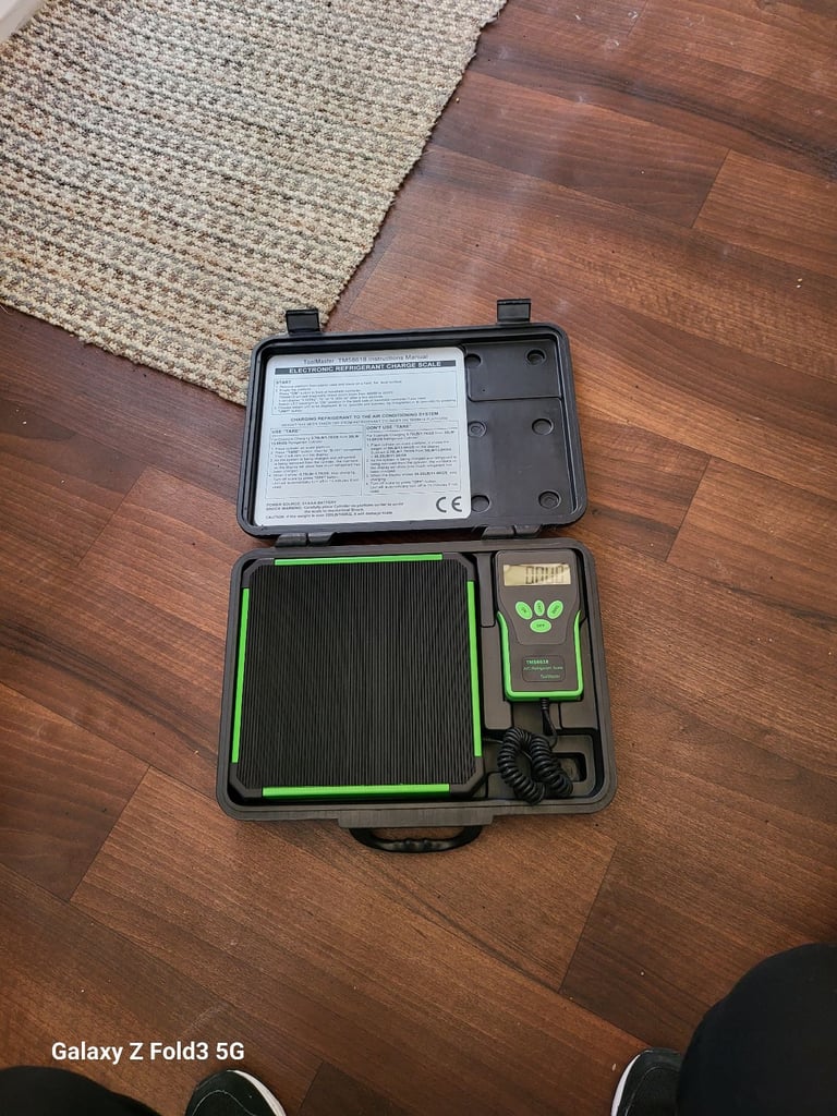 ToolMaster refrigerant charge scale
