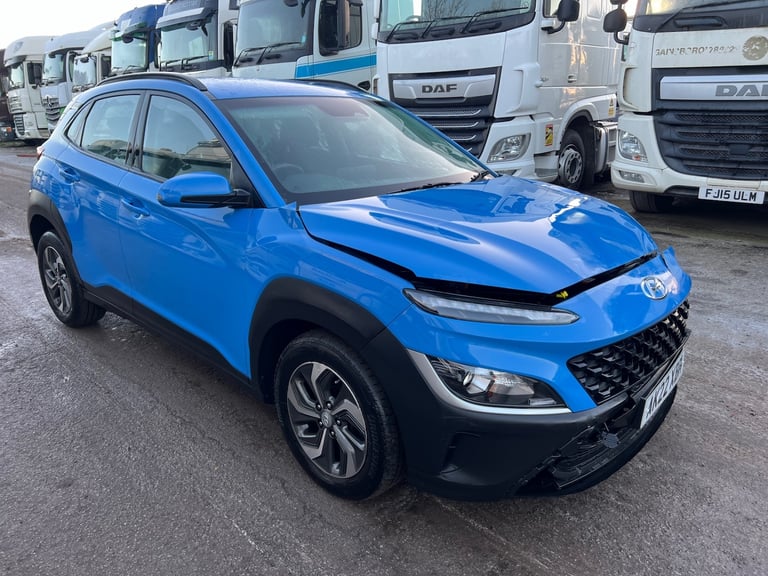 2022 HYUNDAI KONA SPORT CONNECT HYBRID ELECTRIC AUTO DAMAGED SALVAGE 