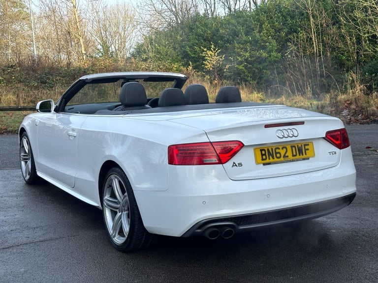 2012 Audi A5 Cabriolet 2.0 TDI S line Euro 5 (s/s) 2dr CONVERTIBLE Diesel Manual