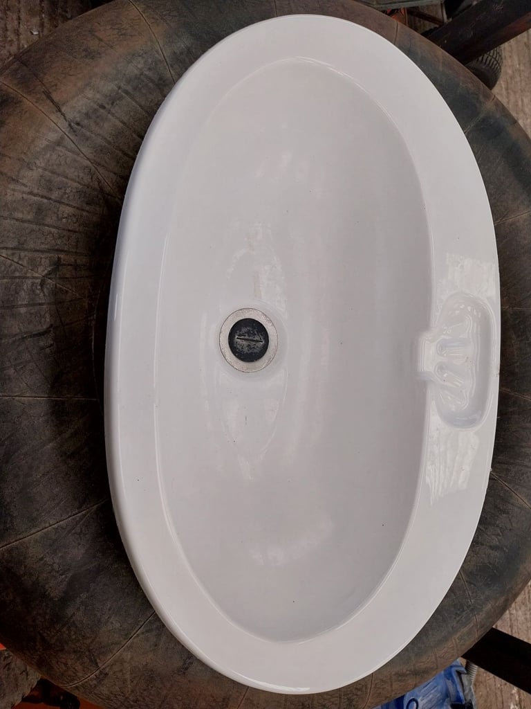Caravan bathroom sink 