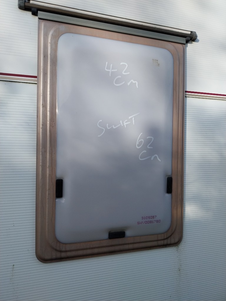 image for 90s swift caravan bathroom window 