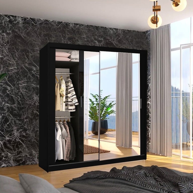 Branded Chicago Wardrobe 2 and 3 sliding Mirror Doors in Westerham, Kent Gumtree