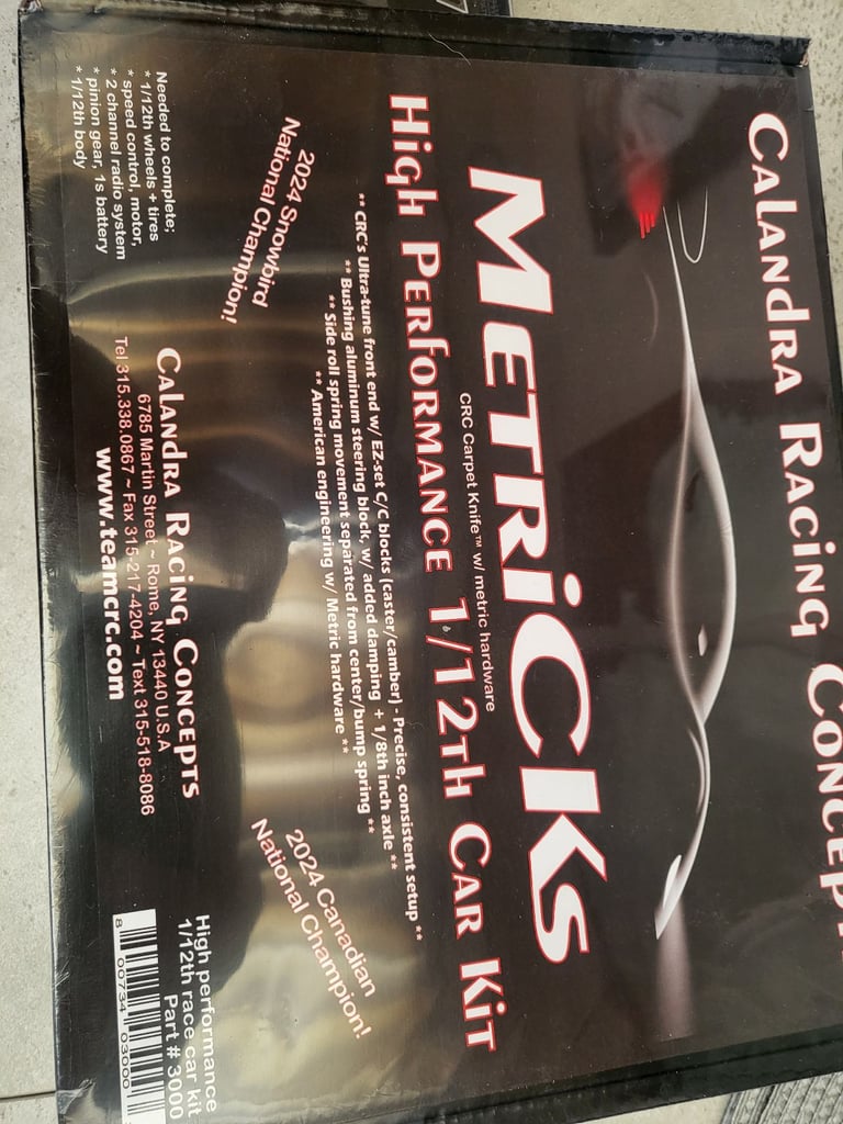 team crc metricks 3000 competition pan car kit plus tekin rs pro 1-s