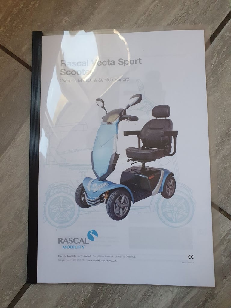 Rascal Vectra Sport 8mph Mobility Scooter 