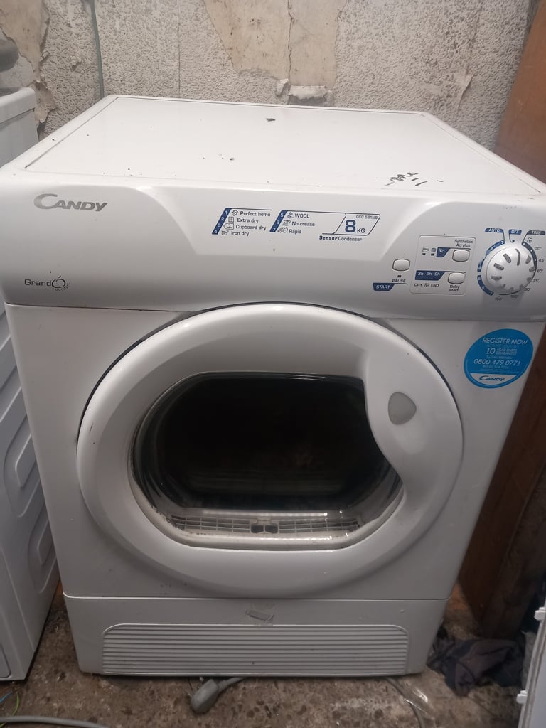 Candy 8kg condenssr tumble dryer aa new 