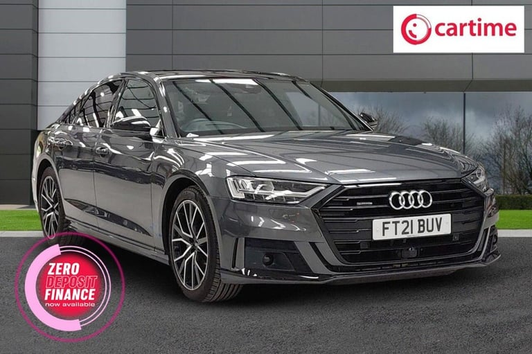 2021 21 AUDI A8 3.0 TDI V6 50 BLACK EDITION SALOON 4DR DIESEL TIPTRONIC QUATTRO