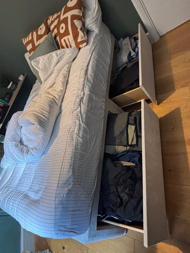 Small Double Bed & Mattress 