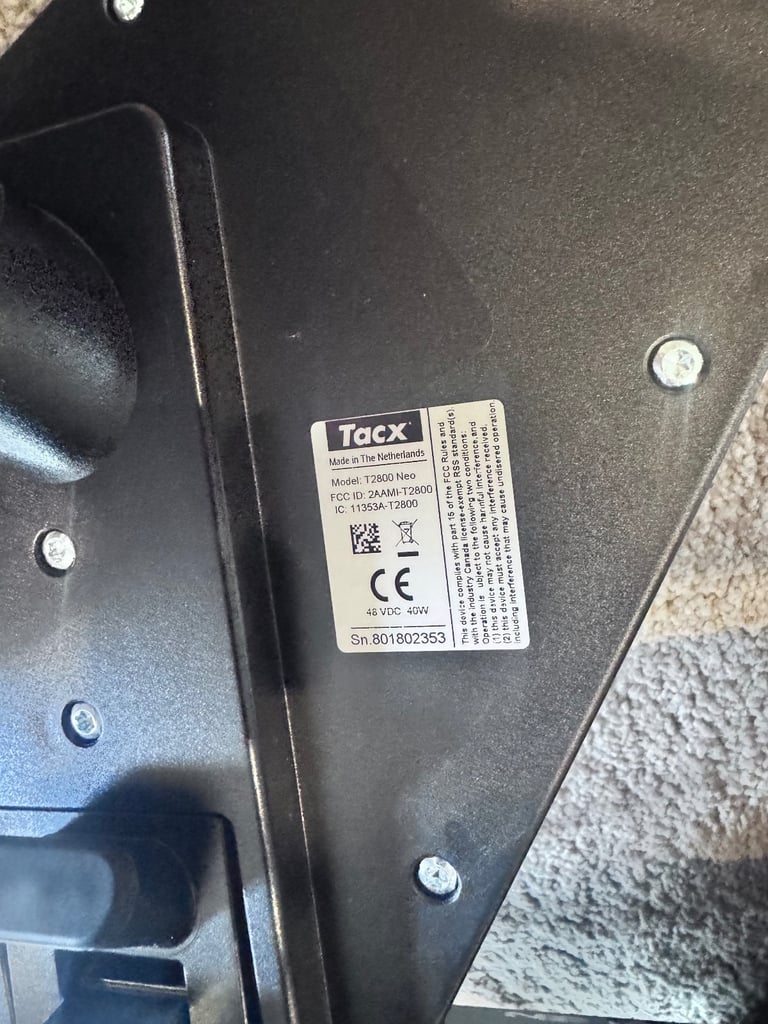 Tacx Neo T2800 smart trainer 