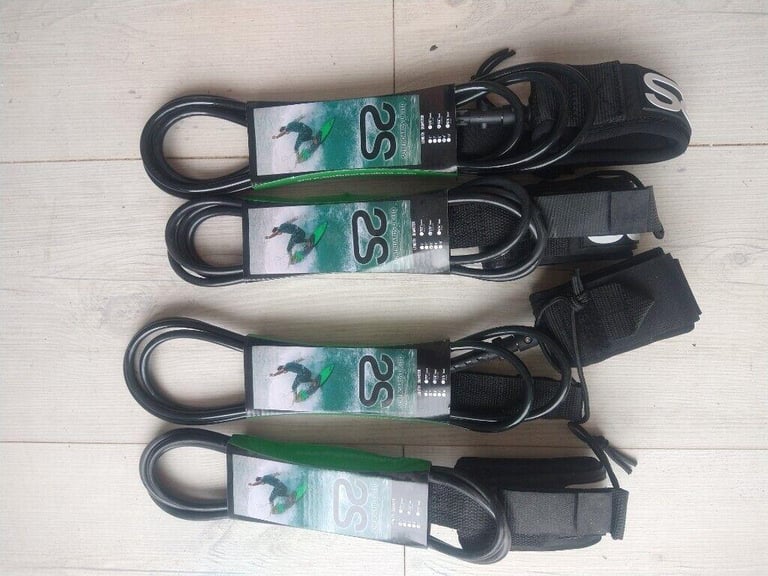 Surfboard Leashes 6ft/7ft/8ft/9ft NEW FREE DELIVERY 