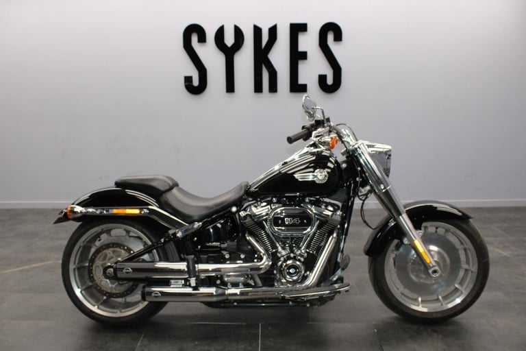image for 2022 Harley-Davidson FLFBS Softail Fat Boy 114 in Vivid Black
