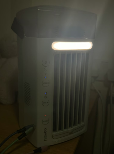 AmBAYZ Portable Mini Air Conditioner LED Evaporative Air Cooler Humidifier-New Condition