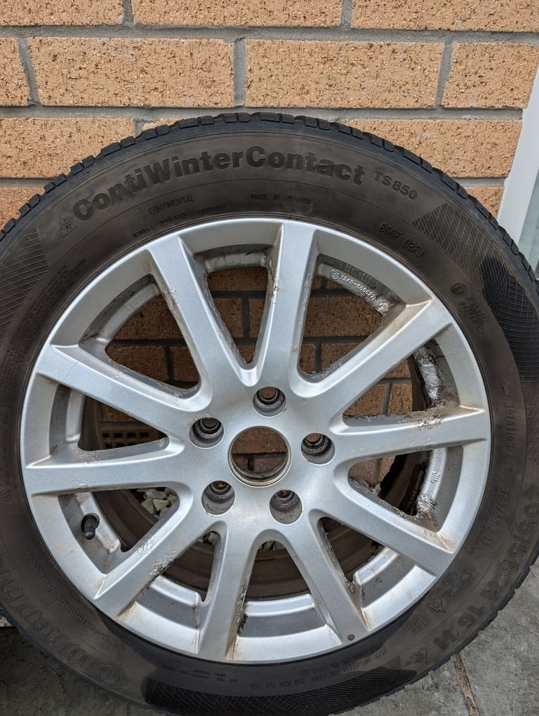 Autec skandic 16 inch alloys continental winter tyres TS850 