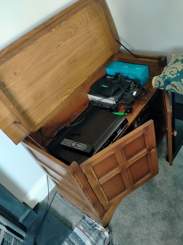 ERCOL vintage entertainment cabinet