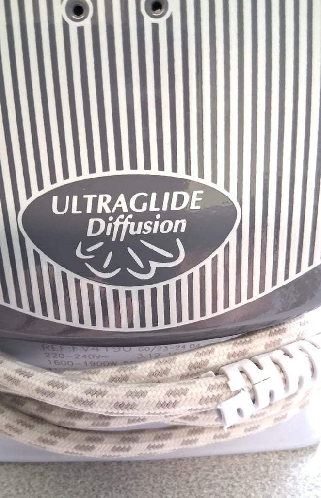 IRONING BOARD EXTRA WIDE/ FOLDABLE / AND  TEFAL IRON IN PERFECTLY CONDITION