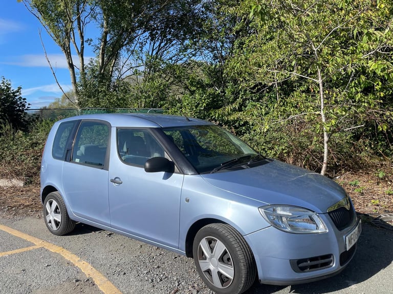 SKODA ROOMSTER 1.2 HTP PETROL MPV 08 REG SERVICE HISTORY MOT JANUARY 31ST 2026 LOW INSURANCE 45+MPG
