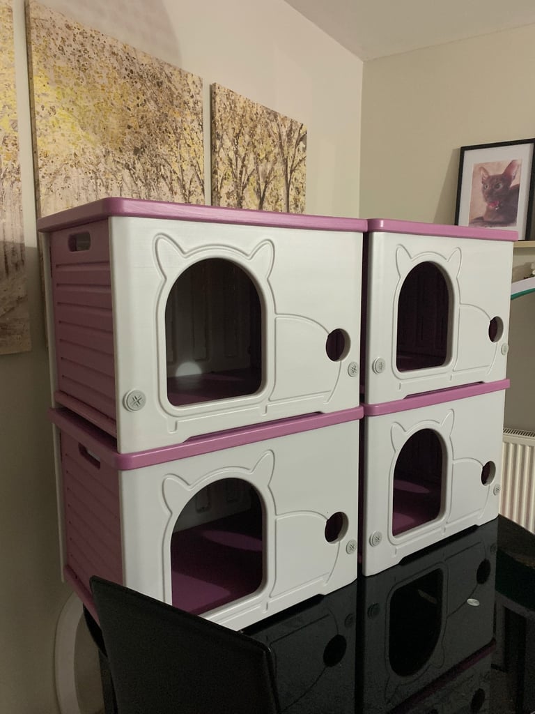 ⭐️Super cute cat/dog/rabbit/piggy houses x 4⭐️ 