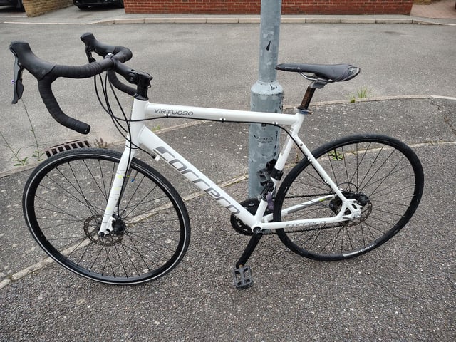 Carrera Virtuoso Disc Road Bike Racing Bicycle Mens Large Cycle