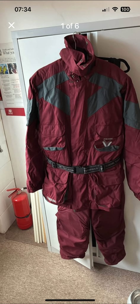 Motorcycle Waterproofs Cordura Jacket & Trousers Size Medium
