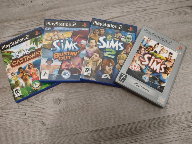 image for PS2 Sims games x 4