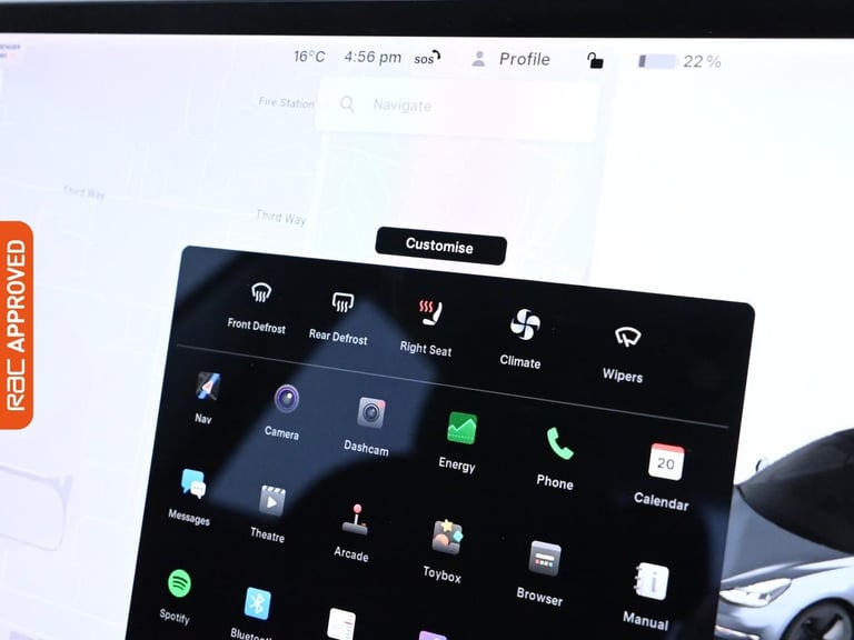 2021 Tesla Model 3 Standard Range Plus Saloon 4dr Electric Auto RWD (241 bhp) Saloon Automatic