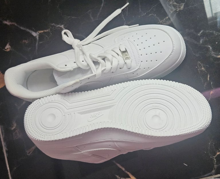 Nike AirForce1 New Trainers, white colour 8.5 UK size 