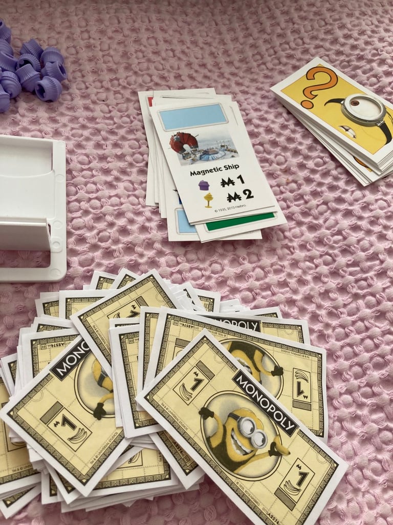 Kids Minions Monopoly Board Game