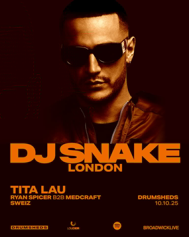 image for DJ Snake @ Drumsheds (10/10/2025), General Entry x1
