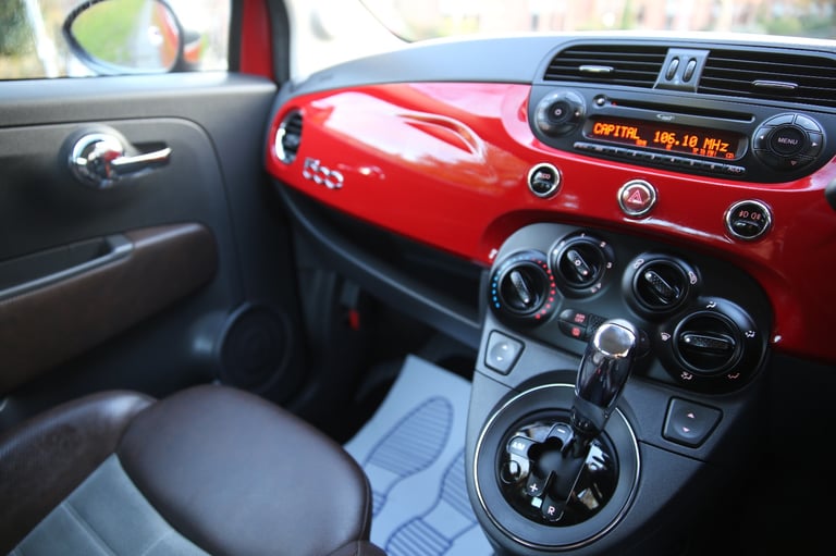 FIAT 500 0.9 TWINAIR SPORT PETROL RED DUALOGIC AUTO AUTOMATIC+WARRANTY