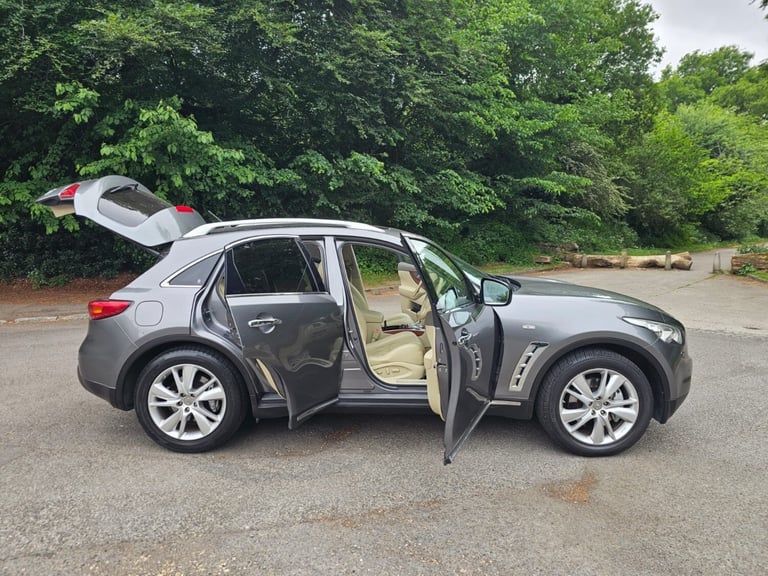 INFINITI FX 3.0d S AUTO FULL HISTORY 126K HEATED COOL SEATS A/C CRUISE SAT NAV  